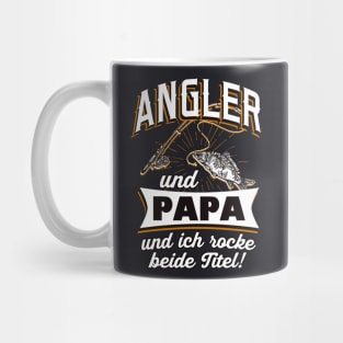 Angler und Papa Mug